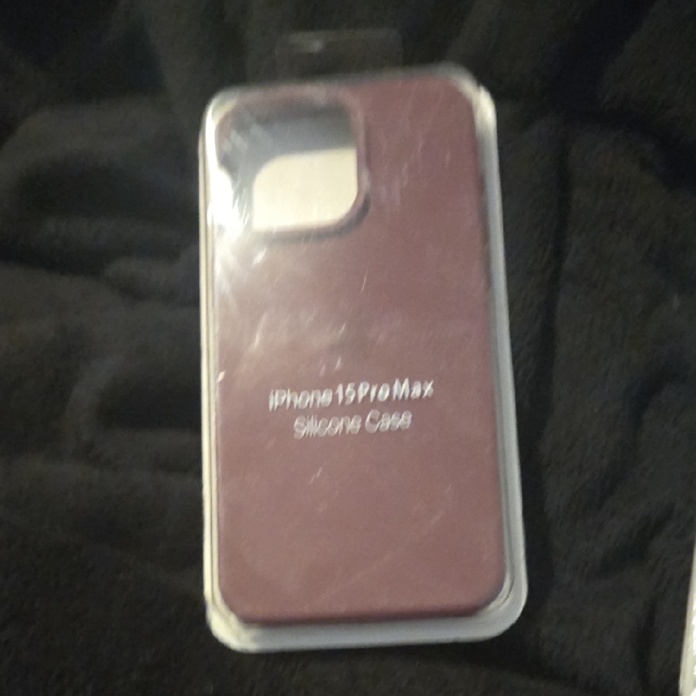 iPhone 15 Pro Max Silicone Case - Purple